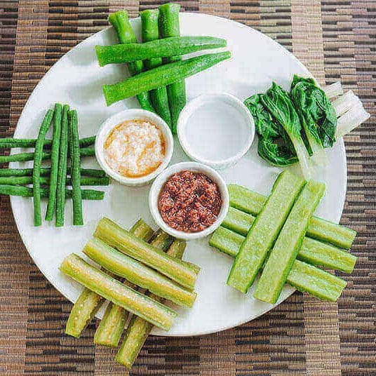 Steamed Vegetables with Buro